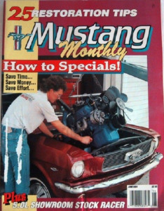 MUSTANG MONTHLY 1989 JUNE - BRACE A 69-70, GT500-427